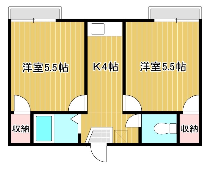 コーポ愛荘 間取り