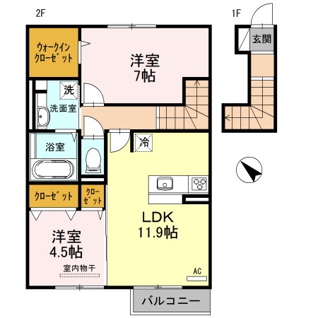 コンフォルタA棟 間取り