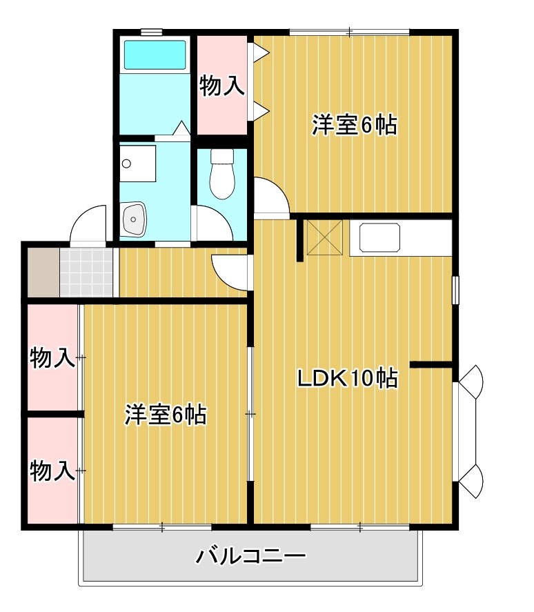 ハイムプランドール　B 間取り