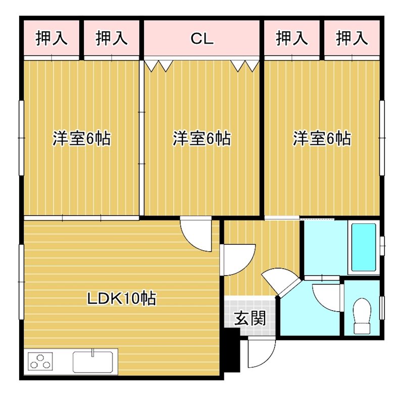 Nハイツ24 間取り
