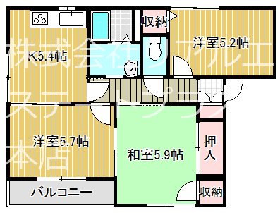 メゾン・ド・スリーゼＣ 間取り