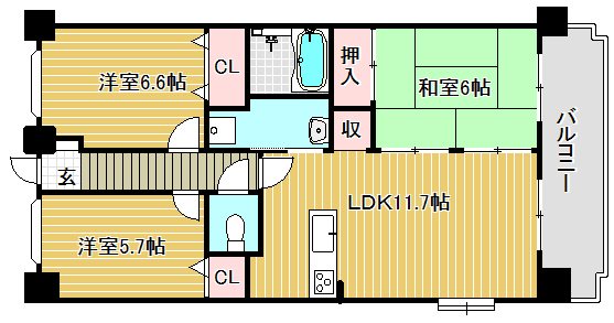 クラルテ・ファミーユ 間取り
