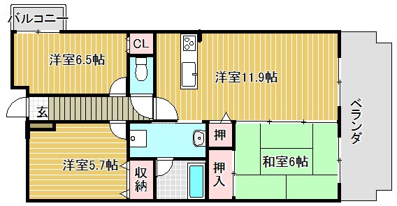 クラルテ・ファミーユ 間取り
