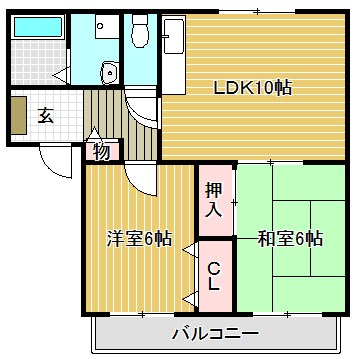 パストラーレ千代 間取り