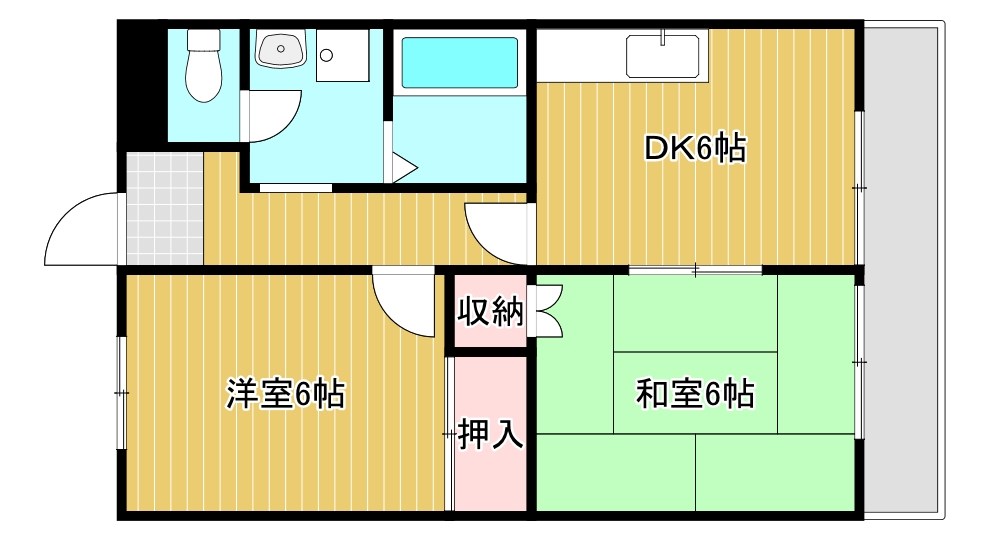 セゾンフルール  間取り