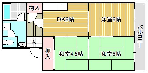 ロイヤルハイツクラノ   間取り