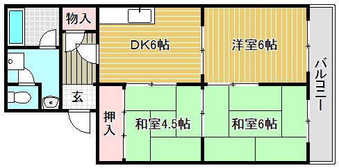 ロイヤルハイツクラノ 間取り