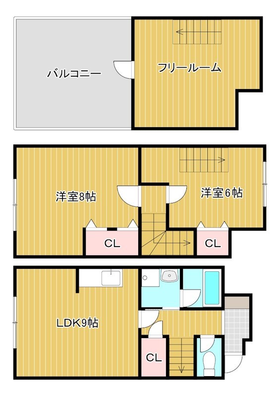 リバーサイド・ティアラ 間取り