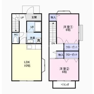メゾネット　ハート・シード 間取り