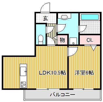 セジュールオッツ  間取り