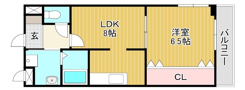 エスペラント　近江八幡市出町 間取り