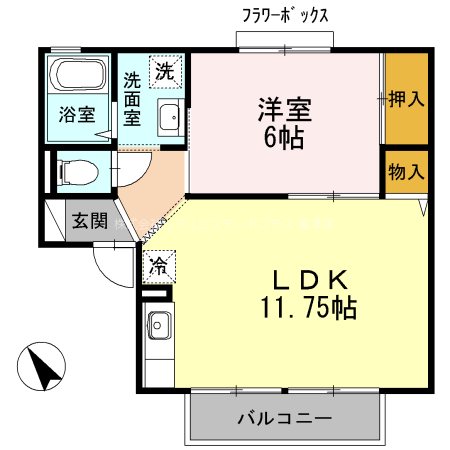 サニーコートA 間取り