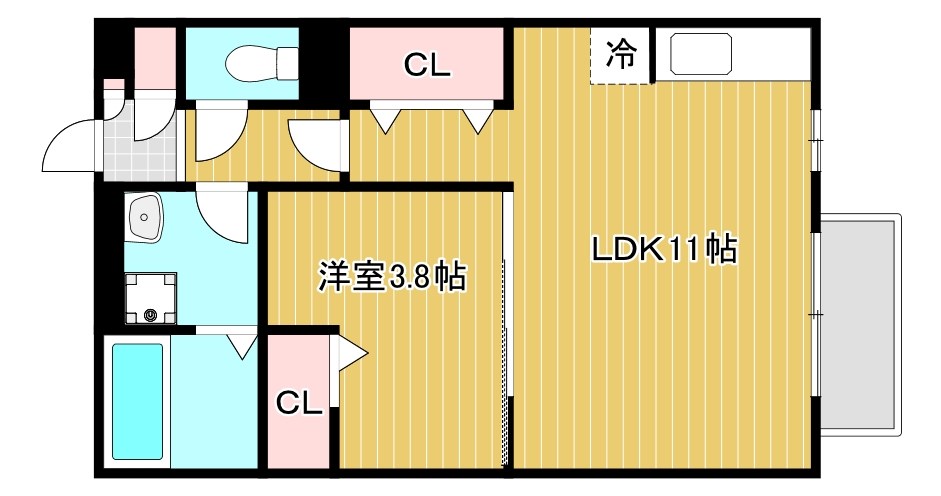 リビングタウン出町 間取り