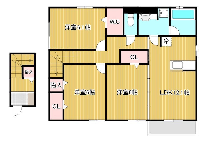 リヴェル　ドミール 間取り