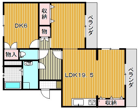 ワイズマンション栗東  間取り