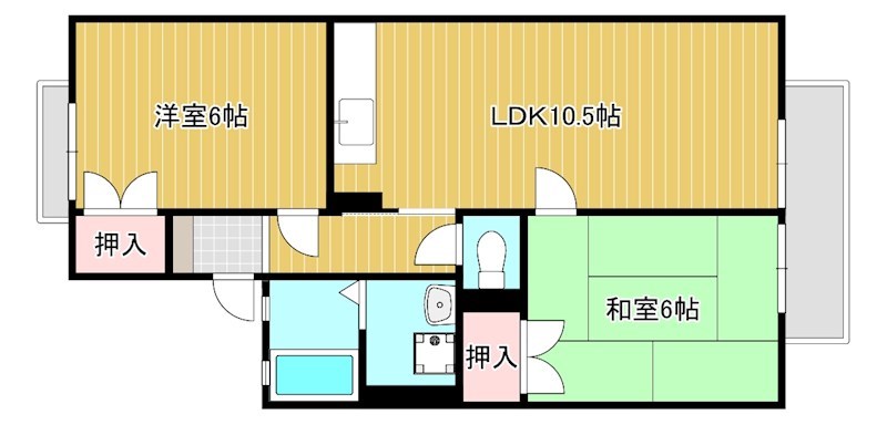 アイビハイツＤ棟 間取り