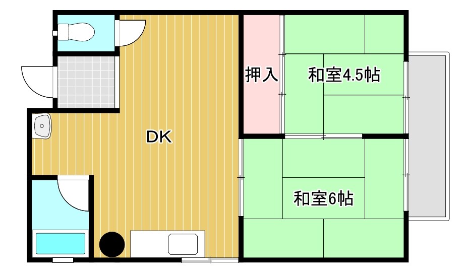 ドリームマンション　B棟  間取り