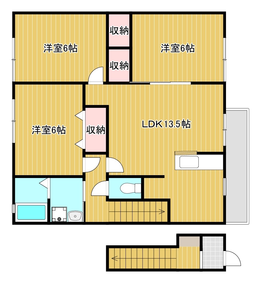 ソレジオ孝元 間取り