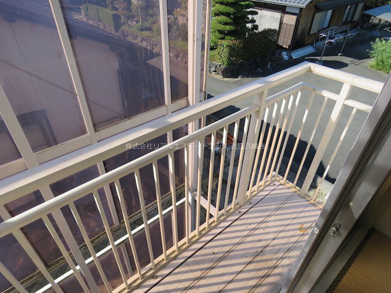 ひまわり河曲ハイツB ベランダ