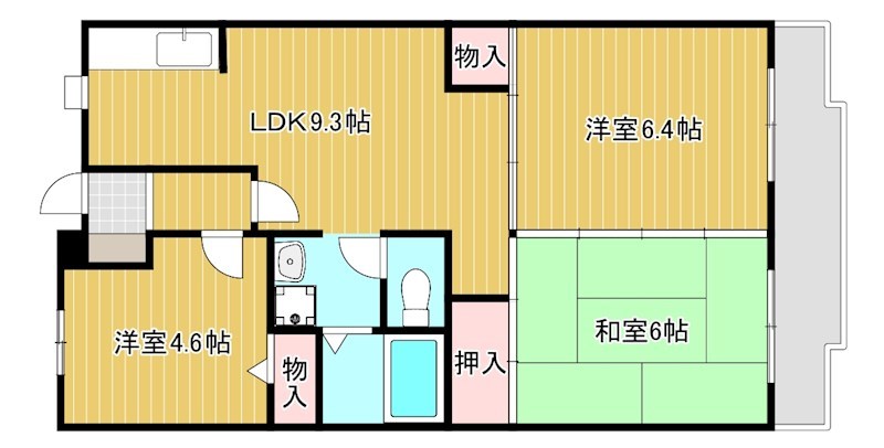 シャルマンクレール2番館 間取り