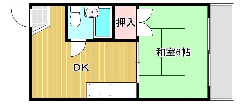 サンハイツ甚 間取り図