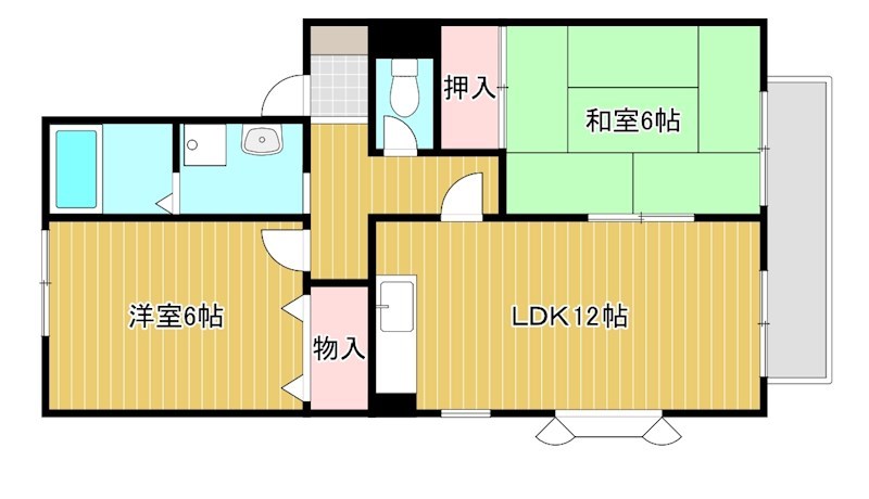 ハイムプランドール　A棟 間取り
