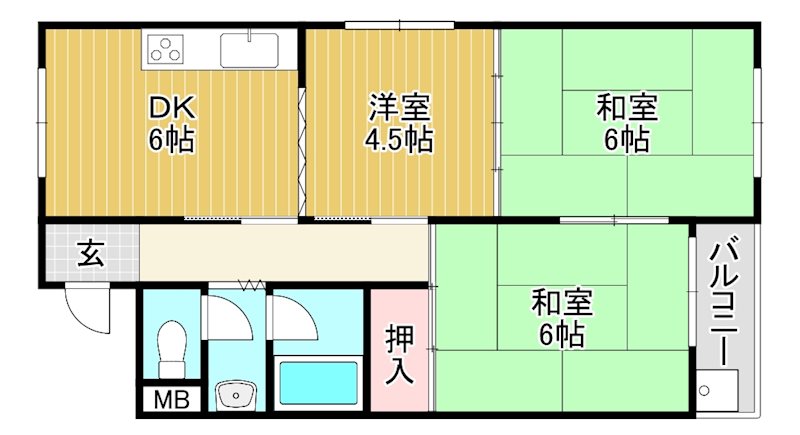 エクセル篠原 間取り