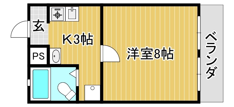 シャインハイツ ヨシザワⅠ 間取り