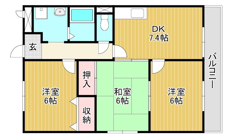 ｍ5.Banks 間取り
