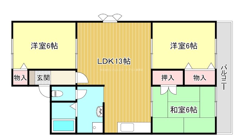 201号室 間取り