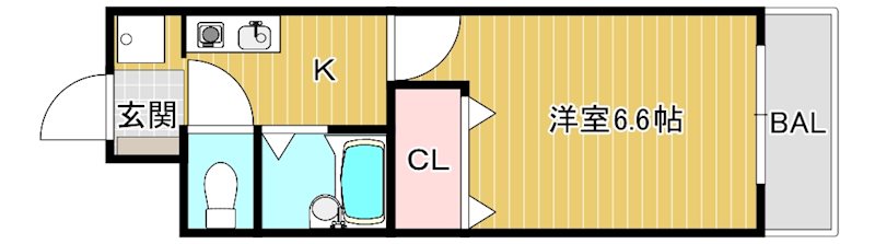 十一屋DOA  間取り