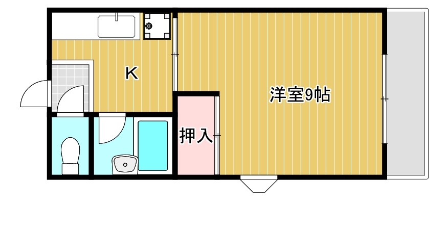 コーポ幸 間取り