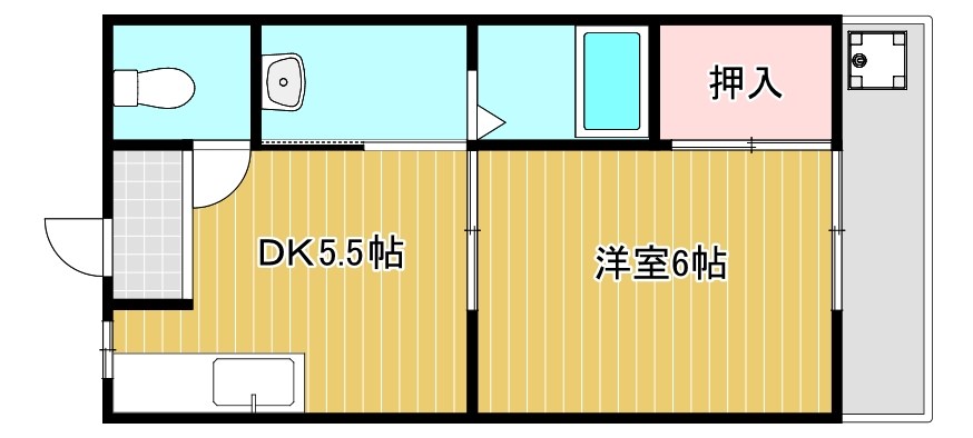 ハイツレタス壱番館 間取り