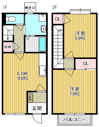 フローラルハイツ 間取り