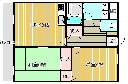 SKマンション21 間取り