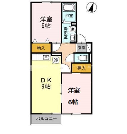 コンフォール美喜　Ⅰ 間取り