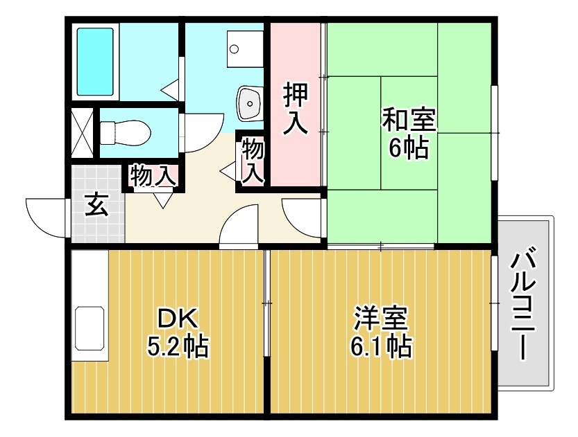 パティオ21　2番館 間取り