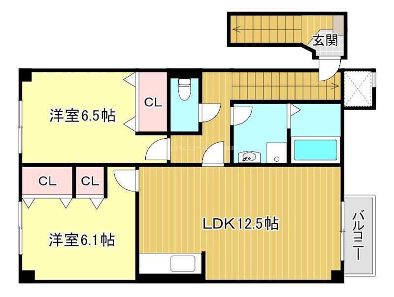 ラディエI  間取り