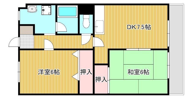 グランパレスドリーム 間取り