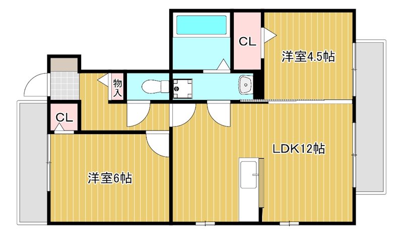 セジュールアースマーシⅤ 間取り