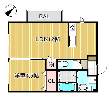 フラン苅原 間取り