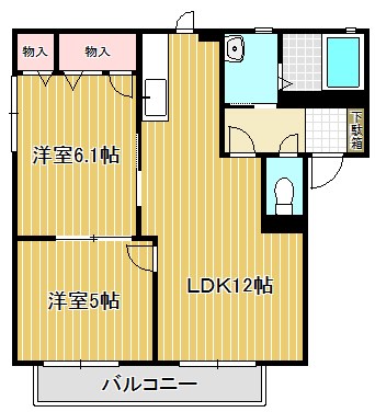 サーティーン・4 間取り