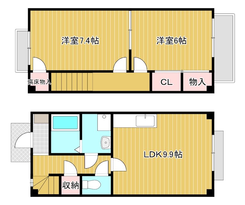 ｍｅｒｖｅｉｌｌｅｕｘ　ＩＳＩＺＵＫＡ　 間取り