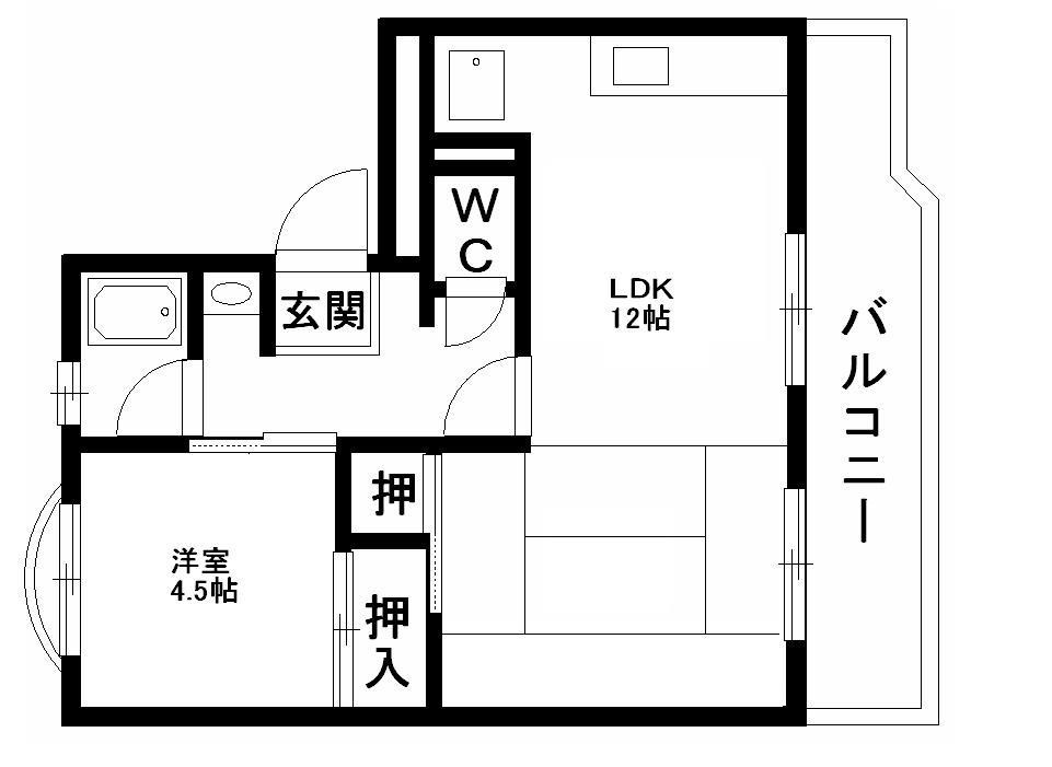 コーポ近江  間取り