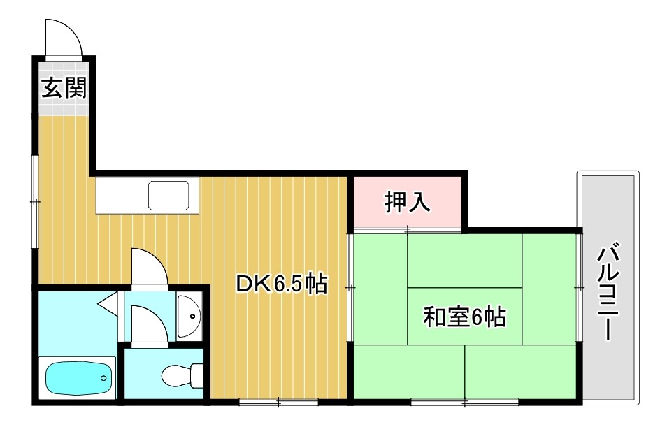 サンハイツ甚 間取り図