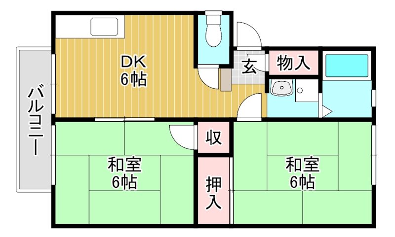 ハイツ大沢 間取り