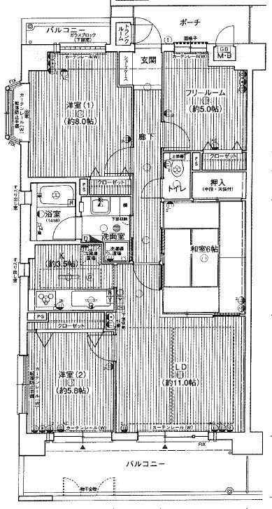 リソシエ栗東グランディス 間取り