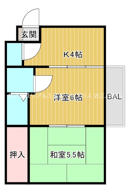 コーポ宗円堂 間取り