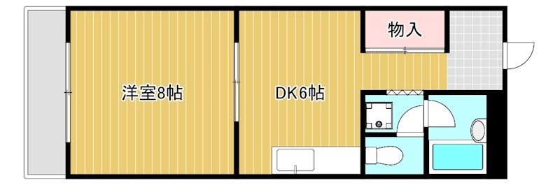 サントマンション八日市 間取り