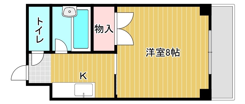 セントラルマンション 間取り